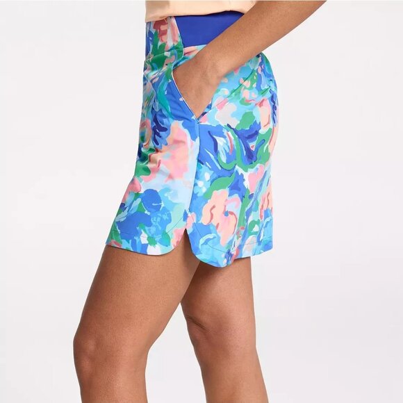 Walter Hagen Performance P11 Lightweight 16' Skort Blue Gouache Floral Medium - Picture 3 of 8